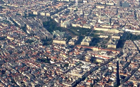 Aerial view of Vienna’s city centre