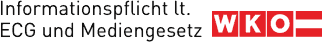 Informationspflicht lt. ECG und Mediengesetz: unser Eintrag im WKO Firmen A-Z